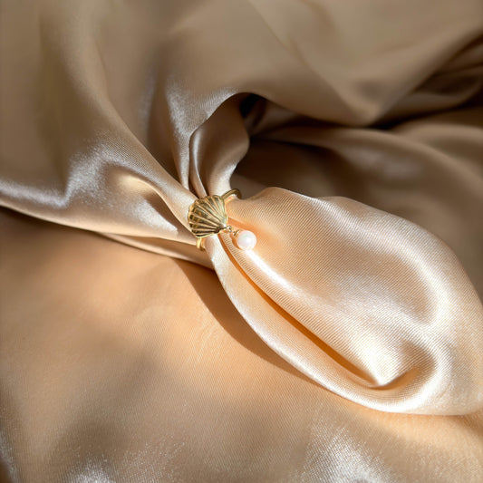 Shell Pearl Ring