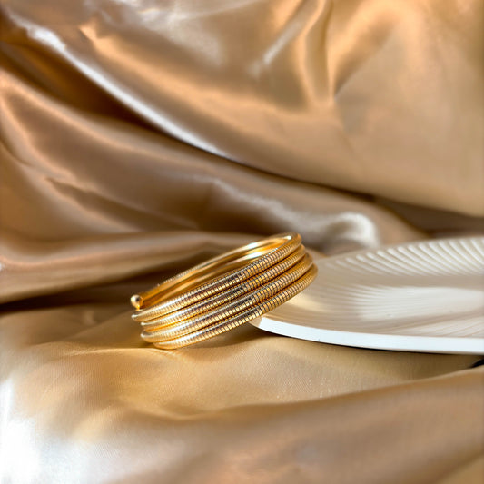 Stacked Coil Bracelet