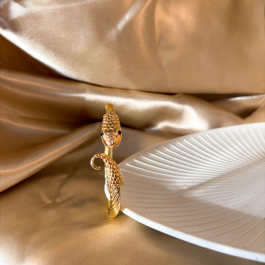 Twisted Snake Cuff Bracelet