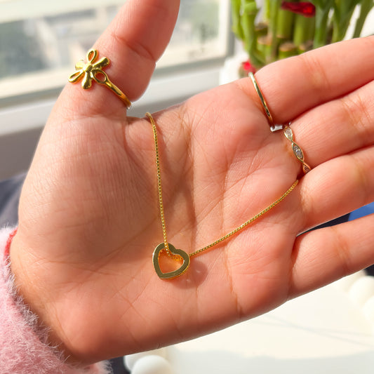 Soft Loop Heart Pendant