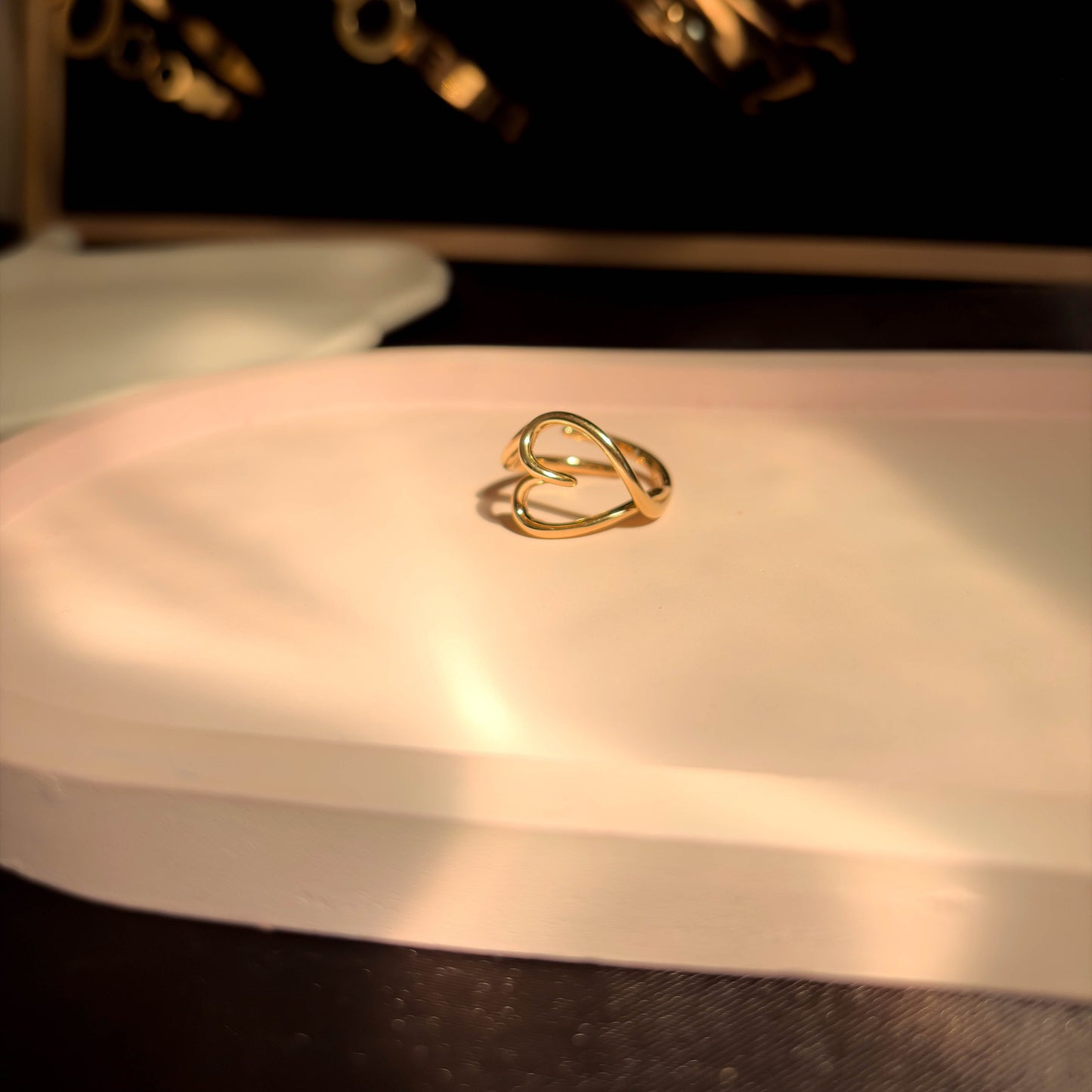 Fluid Heart Ring