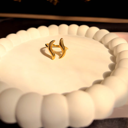 Twin Wave Ring