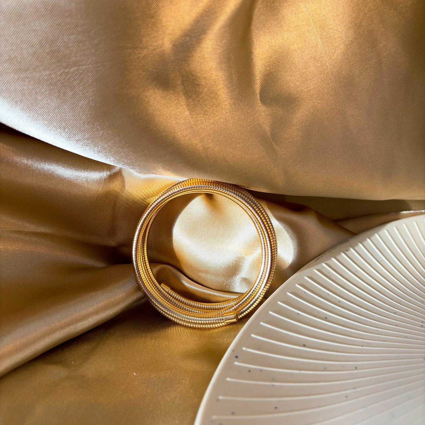 Stacked Coil Bracelet