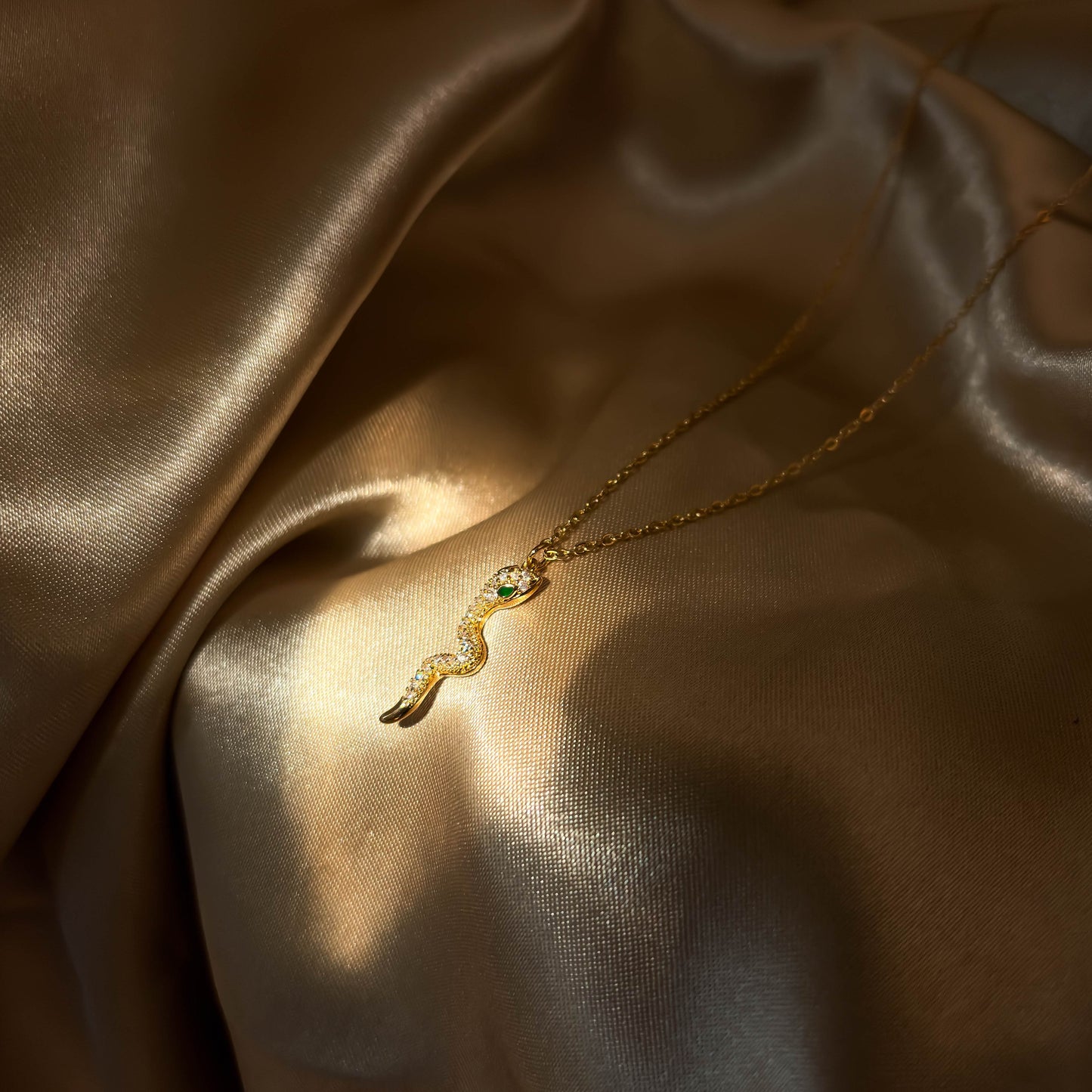 Minimal Snake Pendant
