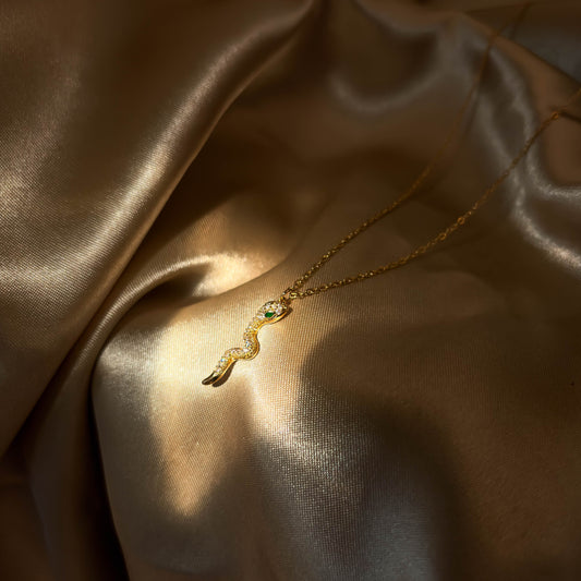 Minimal Snake Pendant