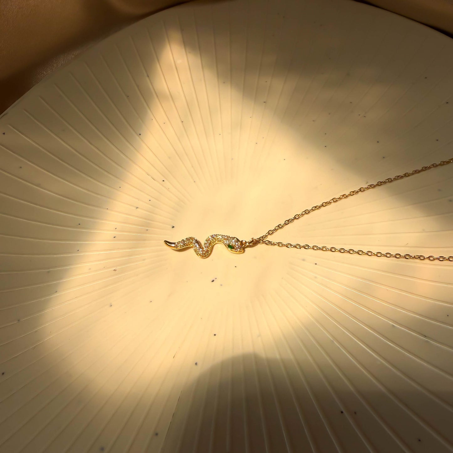 Minimal Snake Pendant