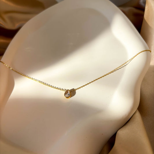 Golden Teardrop Pendant