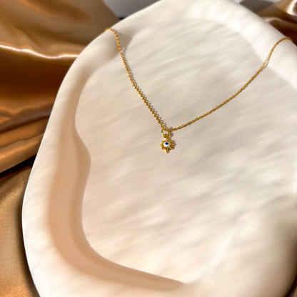 Evil Eye Sun Pendant