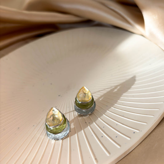 Twin Tone Earrings