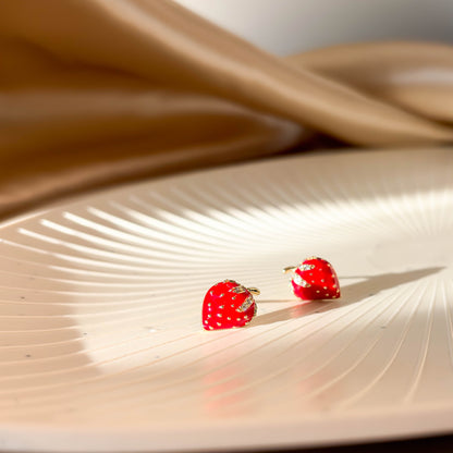 Strawberry Stud Earrings