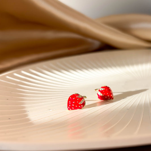 Strawberry Stud Earrings