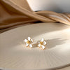 White Petal Earrings
