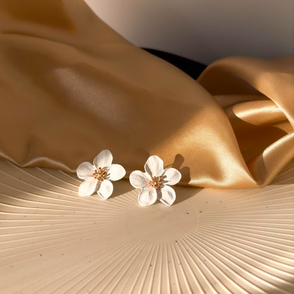 Ivory Bloom Earrings