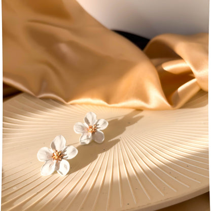 Ivory Bloom Earrings