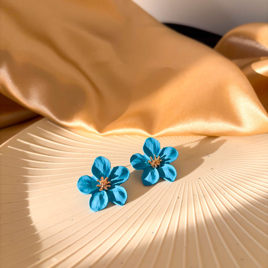 Azure Bloom Earrings