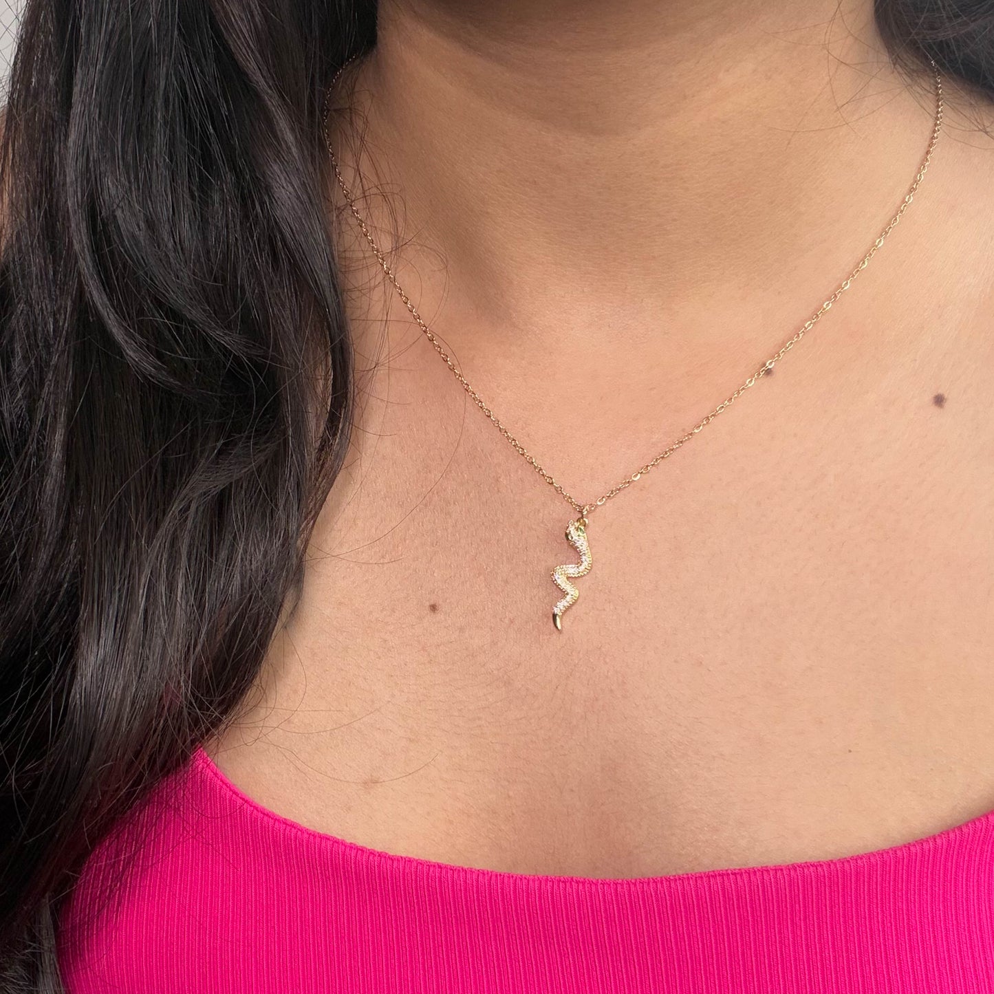 Minimal Snake Pendant