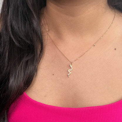 Minimal Snake Pendant