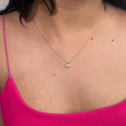 Gold Cherry Pendant