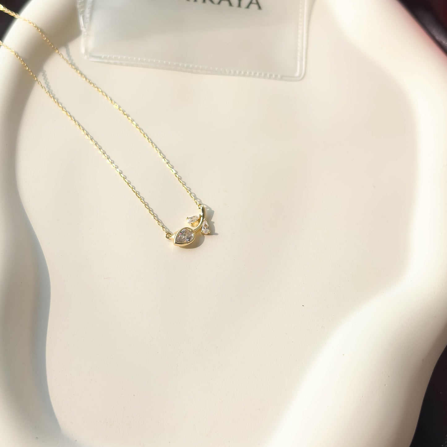 Gold Leaf Pendant