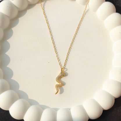 Minimal Snake Pendant