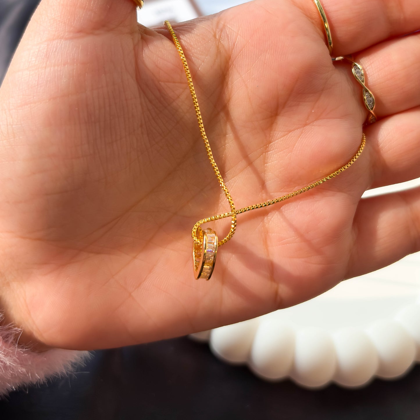 Soft Loop Heart Pendant