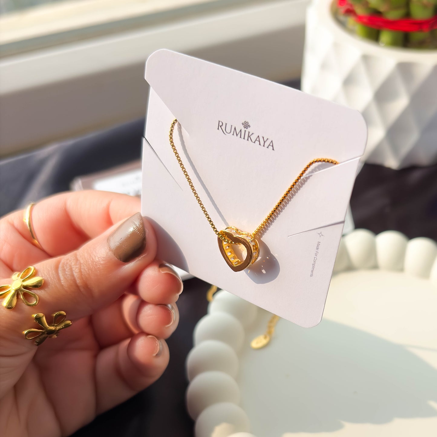 Soft Loop Heart Pendant