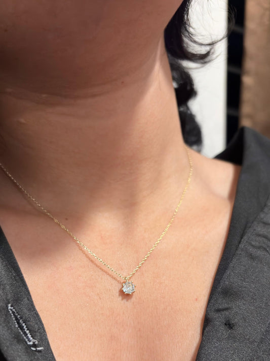Solitaire Pendant Necklace