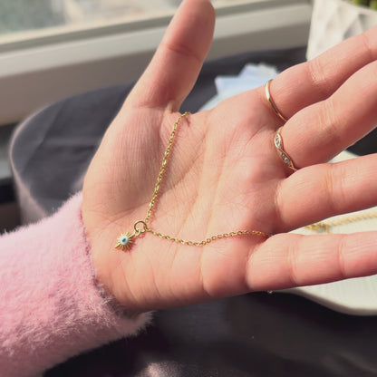 Evil Eye Sun Pendant