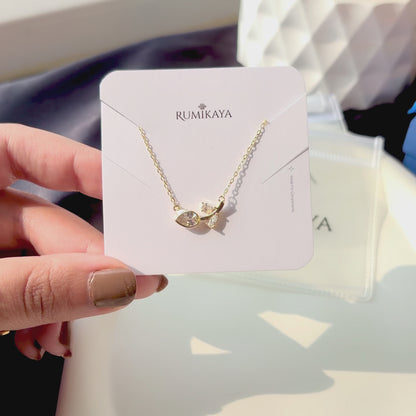 Gold Leaf Pendant